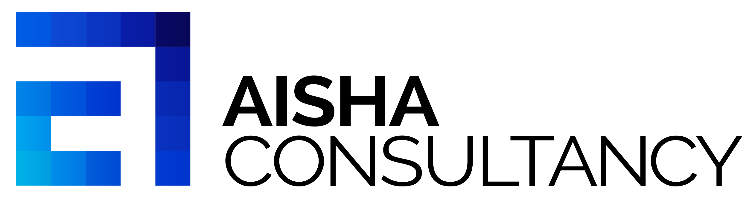 Aisha Consultancy Logo - ColorBlText